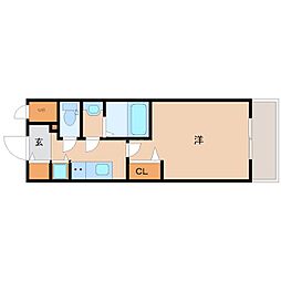 ファーストフィオーレ尼崎グランウエスト 1Kの間取図画像