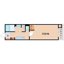ディアンサス立花 1Kの間取図画像