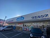ウエルシア尼崎南武庫之荘店（402m）