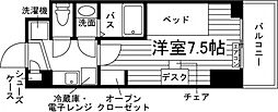 学生会館 NCReポートアイランド[食事付き] ワンルームの間取図画像