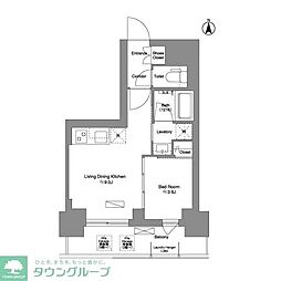 Ｂｒｉｌｌｉａ　ｉｓｔ　新御徒町 14階1LDKの間取り