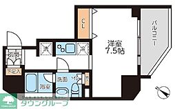 GRAN PASEO本駒込 7階1Kの間取り