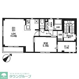 グランシャリオ千石 3階1LDKの間取り