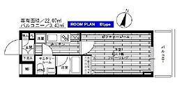 ステージファースト本郷 1Kの間取図画像
