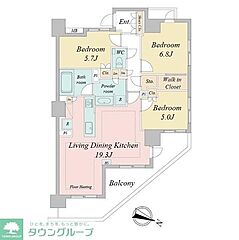 物件の間取り