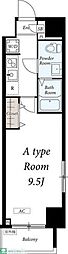 リブリ・東上野 1Kの間取図画像