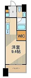 パークハビオ平河町 ワンルームの間取図画像