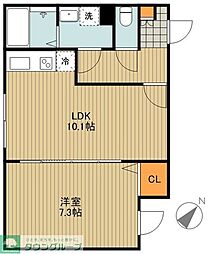 仮称)文京区白山3丁目PJ 1LDKの間取図画像