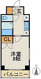 フォレシティ秋葉原 1Kの間取図画像