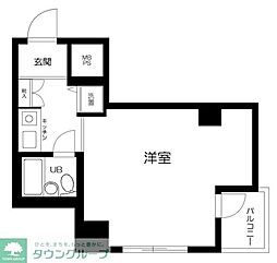 ニューシティハイツ飯田橋 ワンルームの間取図画像