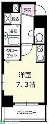コルソエテルノ 1Kの間取図画像