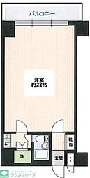 ビラカーサ五番町 1Kの間取図画像