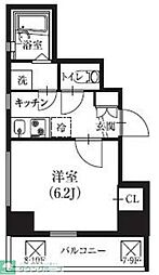 ラ・レジダンス・ド・千駄木 1Kの間取図画像