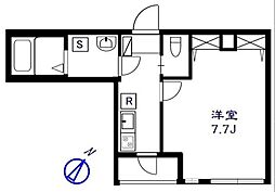 CHEERIOHEIM 1Kの間取図画像