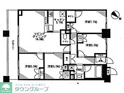 レジディア日本橋馬喰町 4LDKの間取図画像