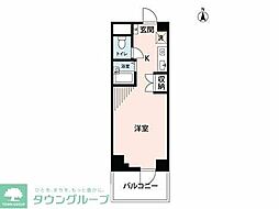 B-Wall神保町 ワンルームの間取図画像