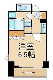 スカイコート文京新大塚 1Kの間取図画像