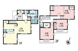 物件画像 所沢市荒幡　新築戸建