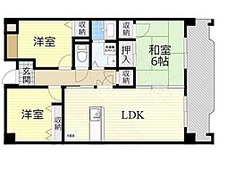 ヴェルドミール桃山台 3LDKの間取図画像