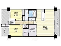 桃山台ヒルズ 7階/-