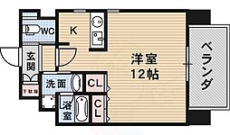 セピア新豊中 ワンルームの間取図画像
