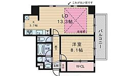 サークルコート緑地 2階/-