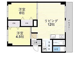 新北野第一コーポB棟 4階