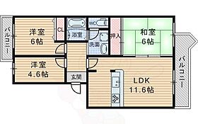 アルタカーサA棟  ｜ 大阪府吹田市五月が丘東7番43号（賃貸マンション3LDK・1階・62.40㎡） その2