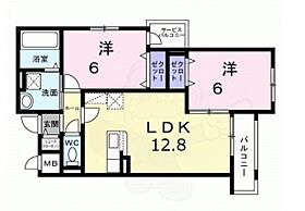 ブリリアント  ｜ 大阪府箕面市粟生新家２丁目6番43号（賃貸アパート2LDK・3階・56.82㎡） その2