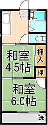 間取図画像 2K