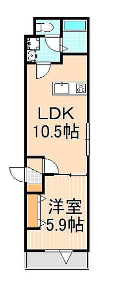 グラナーデ千住緑町 301｜東京都足立区千住緑町3丁目(賃貸アパート1LDK・3階・36.80㎡)の写真 その2