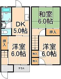 ヴィラ・タウンハウス五反野 3LDKの間取り