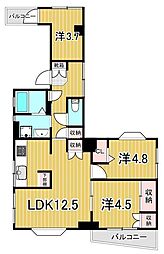 KSビルの間取図画像