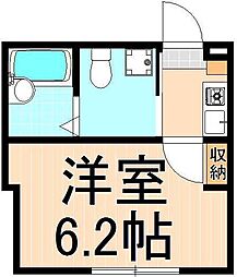 Excel1 1Kの間取図画像