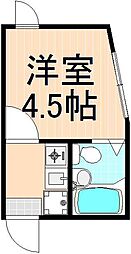 ステラ北千住 1Kの間取図画像