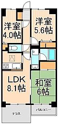 ナイスアーバン五反野中央本町 3LDKの間取図画像