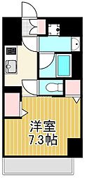 メインステージ五反野2 1Kの間取図画像