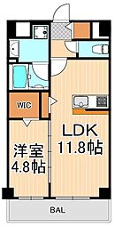 STELLAFOREST 1LDKの間取図画像