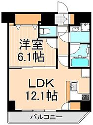 メインステージ北千住5 1LDKの間取図画像