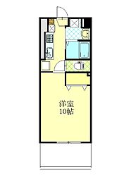 スプレンドーレ医大東2 1Kの間取図画像