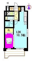 サニーコート 603 ｜ 岡山県岡山市北区西古松1丁目（賃貸マンション1LDK・6階・33.67㎡） その2