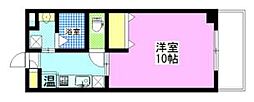 スプレンドーレ医大東2 1Kの間取図画像