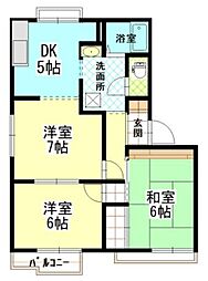 間取図画像 3DK