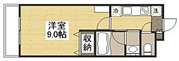 S-1大元駅前 1Kの間取図画像