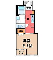 フルハウス南一の沢  ｜ 栃木県宇都宮市南一の沢町（賃貸マンション1K・1階・33.56㎡） その2