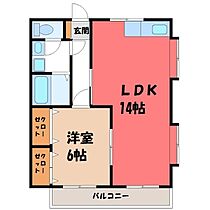 サンみゆき 3号棟  ｜ 栃木県宇都宮市御幸ケ原町（賃貸アパート1LDK・1階・46.40㎡） その2