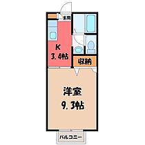 ピュア シャトレ  ｜ 栃木県宇都宮市宝木町1丁目（賃貸アパート1K・2階・28.20㎡） その2