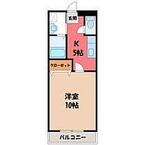 エクセレンス A  ｜ 栃木県宇都宮市西川田東町（賃貸マンション1K・3階・32.40㎡） その2