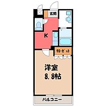 フェアリールージュ A  ｜ 栃木県河内郡上三川町しらさぎ3丁目（賃貸アパート1K・1階・30.00㎡） その2