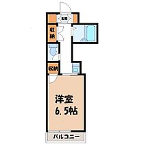 エトワール宇都宮第1  ｜ 栃木県宇都宮市簗瀬4丁目（賃貸マンション1K・3階・21.48㎡） その2